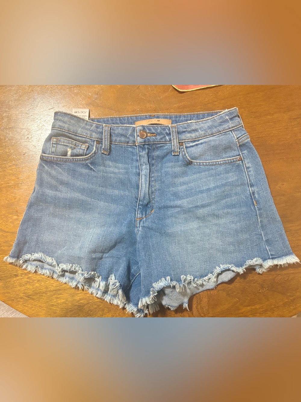 Joe's Jeans The Ozzie Distressed Denim Cutoff Shorts, Size 28